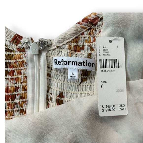 Reformation Maebry Dress NWT - Picture 13 of 16